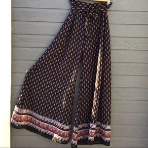 TRUTH brand flowy boho wide-leg palazzo pant Small